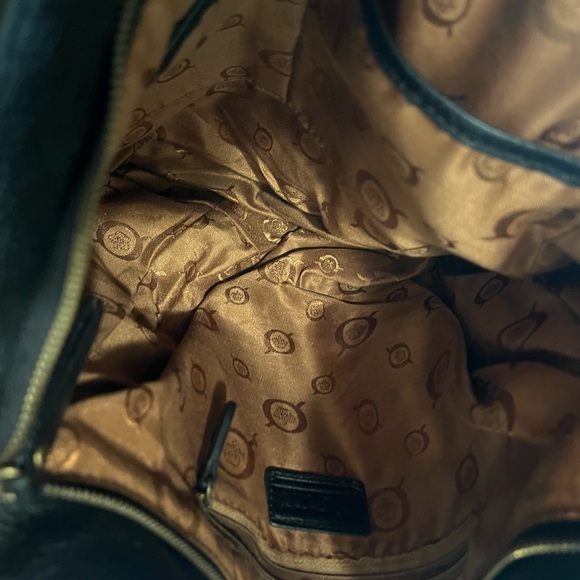 Born Black Leather Shoulder Bag with Tassel - Picture 4 of 12